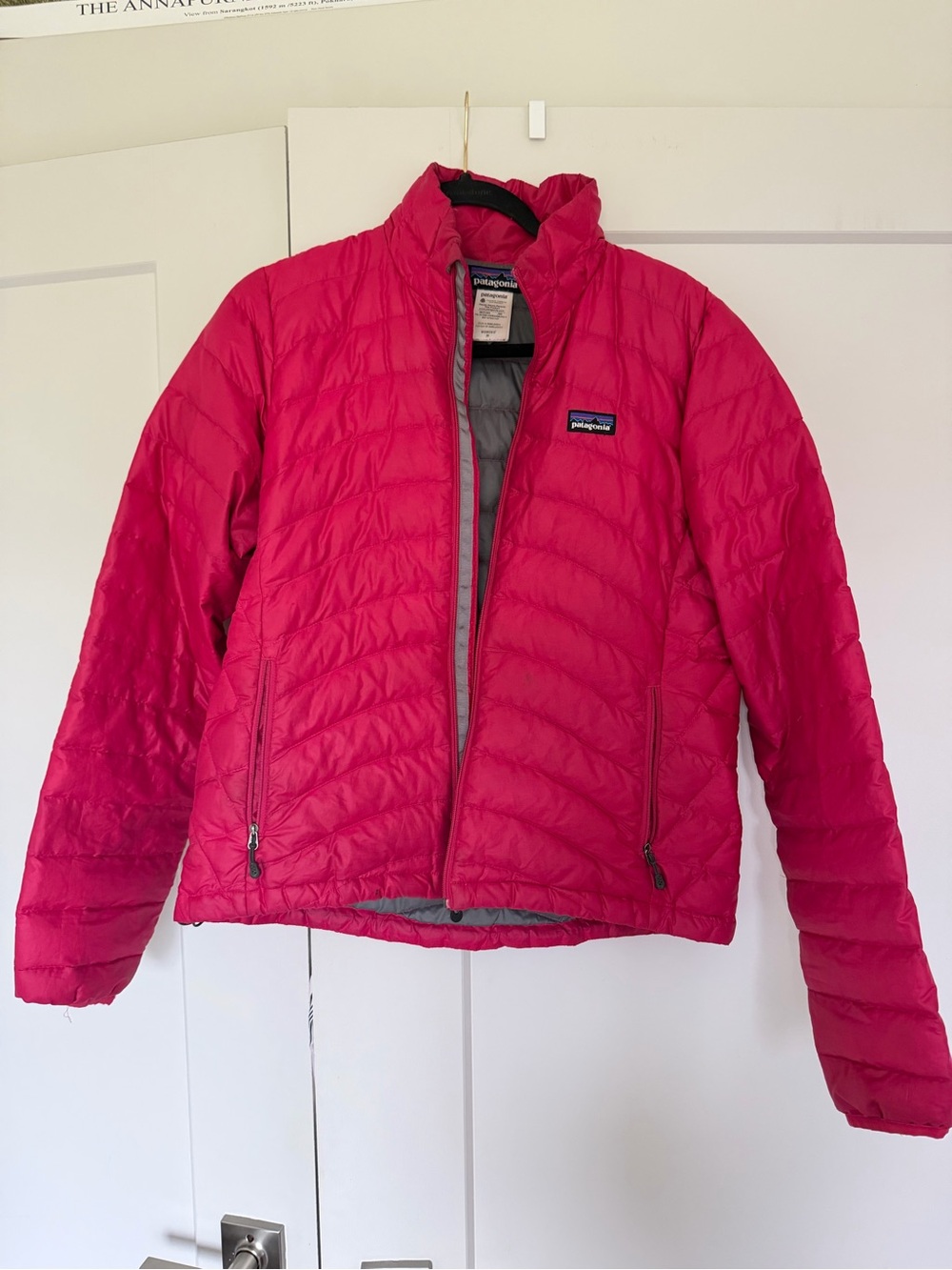 Patagonia Women's Hot Pink Quilted Puffer Jacket